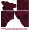 image:imagePRETTYGARDEN Womens Dresses 2026 Summer Maxi Dress Boho Short Sleeve V Neck Swiss Dot Ruffle Tiered Smocked Flowy Long DressWine Red