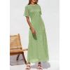image:imagePRETTYGARDEN Womens Eyelet Cover Up Dress 2026 Summer Vacation Resort Maxi Dresses Beach Short Sleeve Hollow Out SundressMint Green