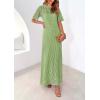 image:imagePRETTYGARDEN Womens Eyelet Cover Up Dress 2026 Summer Vacation Resort Maxi Dresses Beach Short Sleeve Hollow Out SundressMint Green