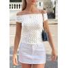 image:imagePRETTYGARDEN Womens Off The Shoulder Tops 2026 Summer Y2K Clothes Going Out Shirts Ruched Tank Top Date Night OutfitsPolka Dot White Black