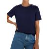 image:imagePRETTYGARDEN Womens Short Sleeve Tops Summer 2026 Casual Crewneck Cotton Basic Tee Shirts Fashion Clothing Spring OutfitsNavy