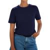 image:imagePRETTYGARDEN Womens Short Sleeve Tops Summer 2026 Casual Crewneck Cotton Basic Tee Shirts Fashion Clothing Spring OutfitsNavy