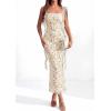 image:imagePRETTYGARDEN Womens Spring Formal Dress 2026 Summer Elegant Sleeveless Floral Lace Cocktail Wedding Guest Maxi Long DressesFloral Apricot