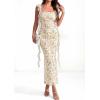 image:imagePRETTYGARDEN Womens Spring Formal Dress 2026 Summer Elegant Sleeveless Floral Lace Cocktail Wedding Guest Maxi Long DressesFloral Apricot