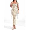 image:imagePRETTYGARDEN Womens Spring Formal Dress 2026 Summer Elegant Sleeveless Floral Lace Cocktail Wedding Guest Maxi Long DressesFloral Apricot