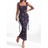 image:imagePRETTYGARDEN Womens Spring Formal Dress 2026 Summer Elegant Sleeveless Floral Lace Cocktail Wedding Guest Maxi Long DressesFloral Black