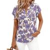 White Blue Floral