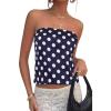 Dot Dark Blue White