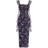 image:imagePRETTYGARDEN Womens Spring Formal Dress 2026 Summer Elegant Sleeveless Floral Lace Cocktail Wedding Guest Maxi Long DressesFloral Black