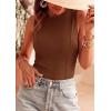 image:imagePRETTYGARDEN Sleeveless Tops for Women 2026 Summer Ribbed Tank Top Fitted Shirts Basic Tees Cute Spring Going Out Y2k ClothesBrown