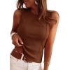 image:imagePRETTYGARDEN Sleeveless Tops for Women 2026 Summer Ribbed Tank Top Fitted Shirts Basic Tees Cute Spring Going Out Y2k ClothesBrown