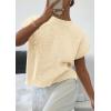 image:imagePRETTYGARDEN Womens 2026 Spring Sweater Vest Trendy Flower Knit Short Sleeve Cute Pullover Tank Tops Summer Fashion ClothingApricot