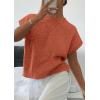 image:imagePRETTYGARDEN Womens 2026 Spring Sweater Vest Trendy Flower Knit Short Sleeve Cute Pullover Tank Tops Summer Fashion ClothingBurnt Orange