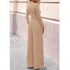 image:imagePRETTYGARDEN Matching Sets Women Clothing 2026 Fall Fashion Travel 2 Piece Lounge Sets Long Sleeve Crop Top Wide Leg PantsApricot