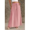 image:imagePRETTYGARDEN Womens 2026 Summer Wide Leg Palazzo Pants High Waisted Flowy Pockets Trendy Casual Lounge Boho Beach TrousersPink