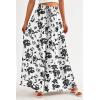image:imagePRETTYGARDEN Womens 2026 Summer Wide Leg Palazzo Pants High Waisted Flowy Pockets Trendy Casual Lounge Boho Beach TrousersPrint Black