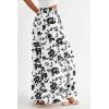 image:imagePRETTYGARDEN Womens 2026 Summer Wide Leg Palazzo Pants High Waisted Flowy Pockets Trendy Casual Lounge Boho Beach TrousersPrint Black