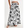 image:imagePRETTYGARDEN Womens 2026 Summer Wide Leg Palazzo Pants High Waisted Flowy Pockets Trendy Casual Lounge Boho Beach TrousersPrint Black