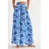 image:imagePRETTYGARDEN Womens 2026 Summer Wide Leg Palazzo Pants High Waisted Flowy Pockets Trendy Casual Lounge Boho Beach TrousersPrint Blue