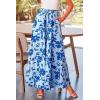 image:imagePRETTYGARDEN Womens 2026 Summer Wide Leg Palazzo Pants High Waisted Flowy Pockets Trendy Casual Lounge Boho Beach TrousersPrint Blue