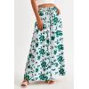 image:imagePRETTYGARDEN Womens 2026 Summer Wide Leg Palazzo Pants High Waisted Flowy Pockets Trendy Casual Lounge Boho Beach TrousersPrint Green