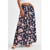 image:imagePRETTYGARDEN Womens 2026 Summer Wide Leg Palazzo Pants High Waisted Flowy Pockets Trendy Casual Lounge Boho Beach TrousersPrint Navy Pink