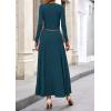 image:imagePRETTYGARDEN Women Fall Spring 2 Piece Outfits Dressy Casual Ribbed Knit Long Sleeve Crop Top Maxi Flowy Skirts Matching SetsLake Blue