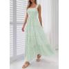 image:imagePRETTYGARDEN Womens 2026 Summer Casual Maxi Dresses Striped Square Neck Sleeveless Boho Flowy Sundress Beach Vacation ClothesGreen