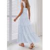 image:imagePRETTYGARDEN Womens 2026 Summer Casual Maxi Dresses Striped Square Neck Sleeveless Boho Flowy Sundress Beach Vacation ClothesLight Blue