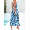 image:imagePRETTYGARDEN Womens 2026 Summer Dresses Fashion Clothing Floral Maxi Dress Ruffle Long Flowy Boho Beach Vacation SundressesBlue Floral