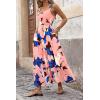 image:imagePRETTYGARDEN Womens 2026 Summer Dresses Fashion Clothing Floral Maxi Dress Ruffle Long Flowy Boho Beach Vacation SundressesFloral Coffee Pink