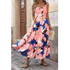 image:imagePRETTYGARDEN Womens 2026 Summer Dresses Fashion Clothing Floral Maxi Dress Ruffle Long Flowy Boho Beach Vacation SundressesFloral Coffee Pink