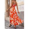 image:imagePRETTYGARDEN Womens 2026 Summer Dresses Fashion Clothing Floral Maxi Dress Ruffle Long Flowy Boho Beach Vacation SundressesFloral Orange Beige