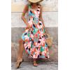 image:imagePRETTYGARDEN Womens 2026 Summer Dresses Fashion Clothing Floral Maxi Dress Ruffle Long Flowy Boho Beach Vacation SundressesFloral Orange Pink