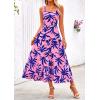 image:imagePRETTYGARDEN Womens 2026 Summer Dresses Fashion Clothing Floral Maxi Dress Ruffle Long Flowy Boho Beach Vacation SundressesFloral Pink Blue
