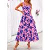 image:imagePRETTYGARDEN Womens 2026 Summer Dresses Fashion Clothing Floral Maxi Dress Ruffle Long Flowy Boho Beach Vacation SundressesFloral Pink Blue
