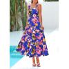 image:imagePRETTYGARDEN Womens 2026 Summer Dresses Fashion Clothing Floral Maxi Dress Ruffle Long Flowy Boho Beach Vacation SundressesMulticolored Flower