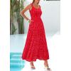 image:imagePRETTYGARDEN Womens 2026 Summer Dresses Fashion Clothing Floral Maxi Dress Ruffle Long Flowy Boho Beach Vacation SundressesRed Floral