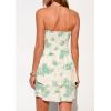 image:imagePRETTYGARDEN Womens 2026 Summer Strapless Tube Mini Dress Off Shoulder Smocked Ruffle A Line Flowy Short Party Club DressesFloral Green