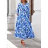 image:imagePRETTYGARDEN Womens Floral Maxi Dress 2026 Fall Long Sleeve V Neck A Line Long Flowy Spring Party Boho DressesFloral Blue
