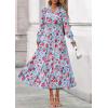 image:imagePRETTYGARDEN Womens Floral Maxi Dress 2026 Fall Long Sleeve V Neck A Line Long Flowy Spring Party Boho DressesFloral Blue Red