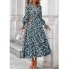 image:imagePRETTYGARDEN Womens Floral Maxi Dress 2026 Fall Long Sleeve V Neck A Line Long Flowy Spring Party Boho DressesFloral Blue Yellow