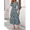 image:imagePRETTYGARDEN Womens Floral Maxi Dress 2026 Fall Long Sleeve V Neck A Line Long Flowy Spring Party Boho DressesFloral Blue Yellow