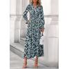 image:imagePRETTYGARDEN Womens Floral Maxi Dress 2026 Fall Long Sleeve V Neck A Line Long Flowy Spring Party Boho DressesFloral Blue Yellow