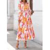 image:imagePRETTYGARDEN Womens Floral Maxi Dress 2026 Fall Long Sleeve V Neck A Line Long Flowy Spring Party Boho DressesFloral Brown Purple