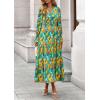 image:imagePRETTYGARDEN Womens Floral Maxi Dress 2026 Fall Long Sleeve V Neck A Line Long Flowy Spring Party Boho DressesFloral Green