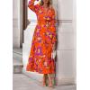 image:imagePRETTYGARDEN Womens Floral Maxi Dress 2026 Fall Long Sleeve V Neck A Line Long Flowy Spring Party Boho DressesFloral Orange Purple