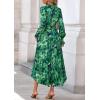 image:imagePRETTYGARDEN Womens Floral Maxi Dress 2026 Fall Long Sleeve V Neck A Line Long Flowy Spring Party Boho DressesGreen