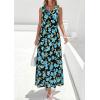 image:imagePRETTYGARDEN Womens Summer Floral Maxi Dresses 2026 Spring Sleeveless Cowl Neck Flowy Beach Vacation Wedding Guest Long DressFlower Black Blue Green