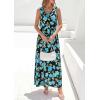 image:imagePRETTYGARDEN Womens Summer Floral Maxi Dresses 2026 Spring Sleeveless Cowl Neck Flowy Beach Vacation Wedding Guest Long DressFlower Black Blue Green